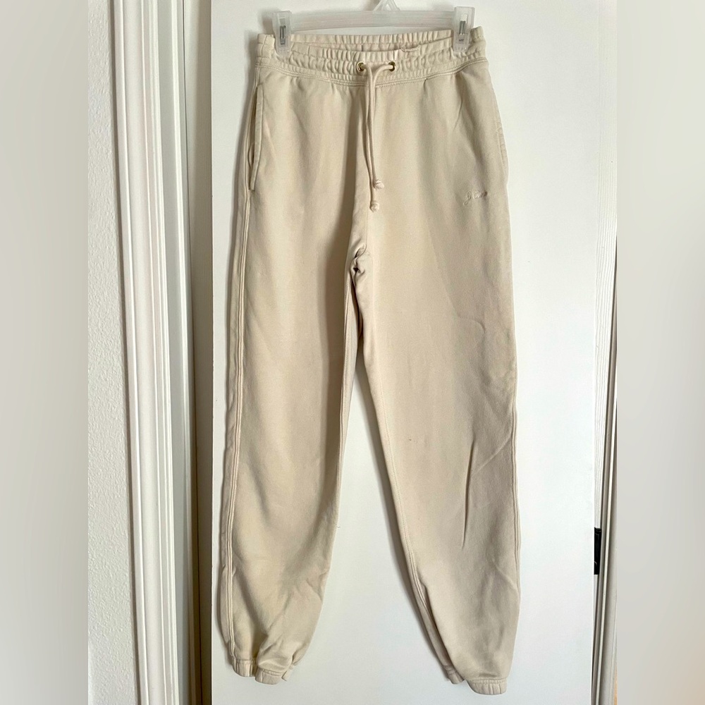 XXS/26” J.Crew Ivory Cotton SweatPants Joggers High Rise Elastic Waist